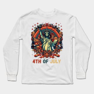 4th of July Independent Day USA Long Sleeve T-Shirt